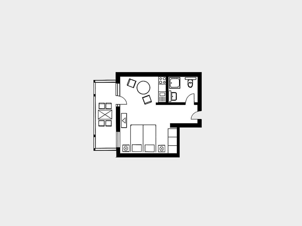 Strandvillen Binz - 1-Raum-Ferienwohnung Mit Balkon Sv-557 المظهر الخارجي الصورة